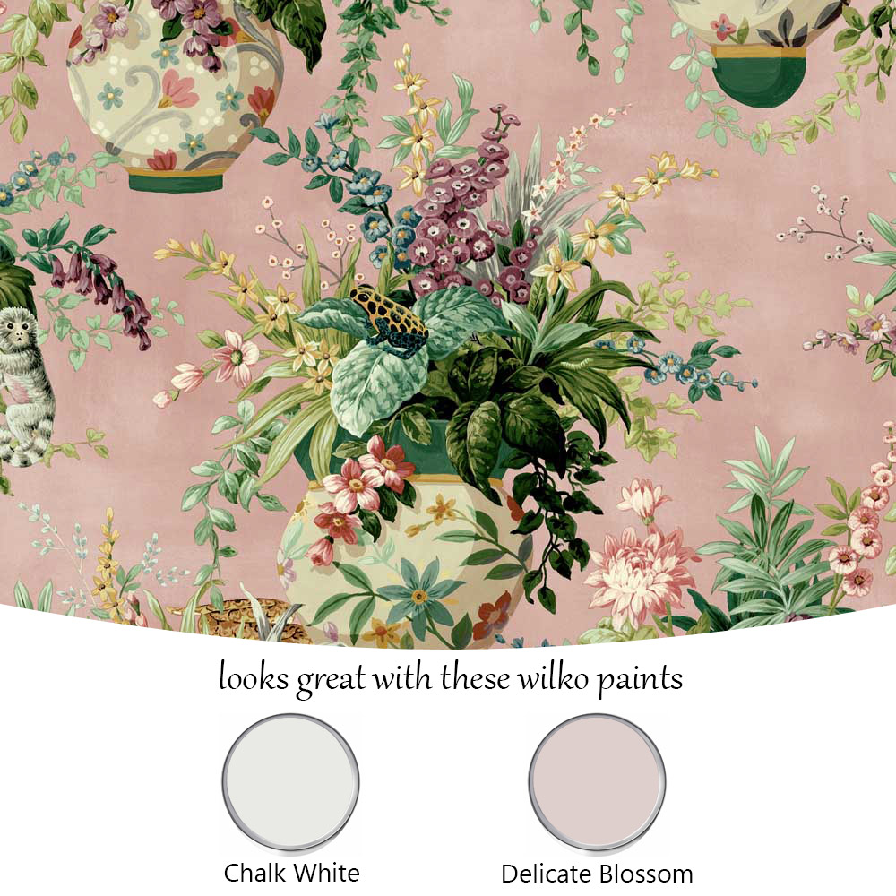 Holden Decor Floral Vase Pink Wallpaper Image 4