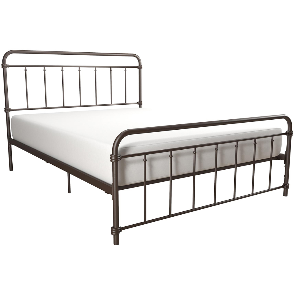Dorel Wallace King Size Bronze Metal Bed Frame Image 3