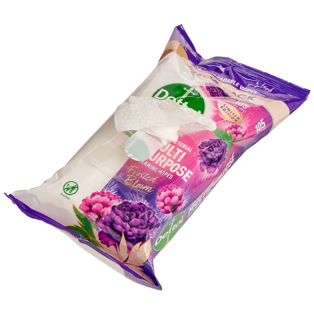 Dettol Frosted Bloom Multipurpose Wipes 105 Pack Image 4