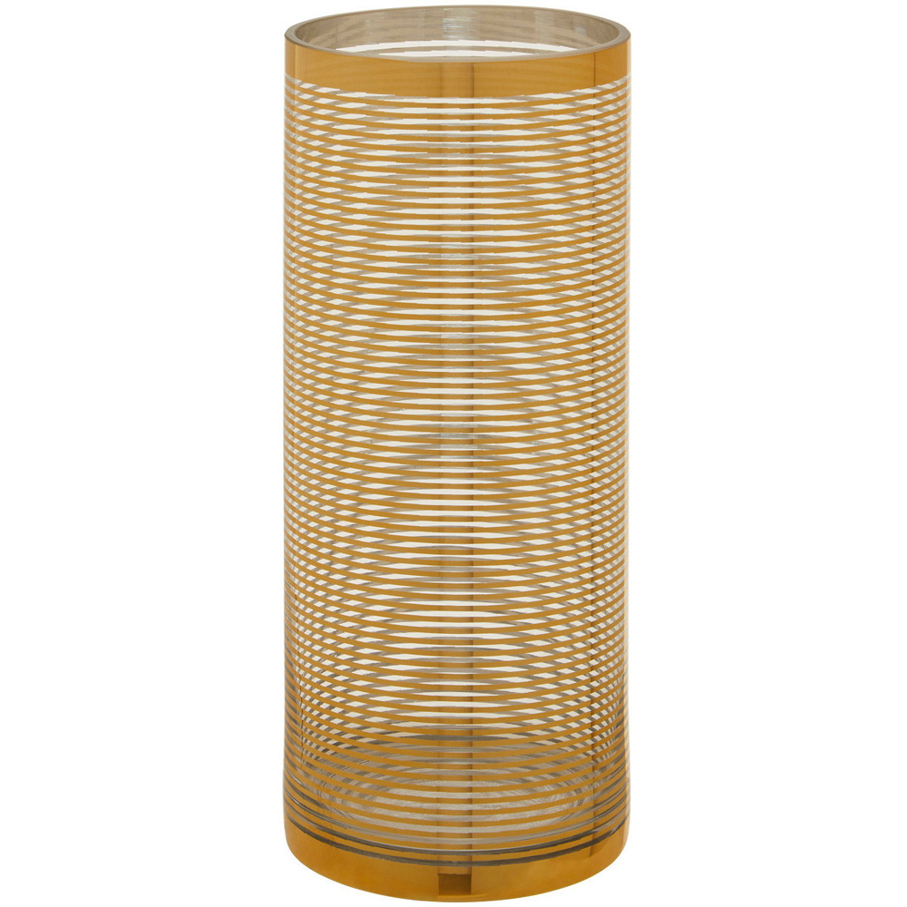 Premier Housewares Raya Cylinder Stripe Vase Large Image 2