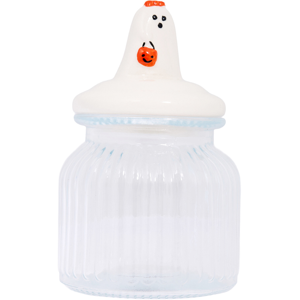 Glass Storage Jar with Ceramic Lid Image 6