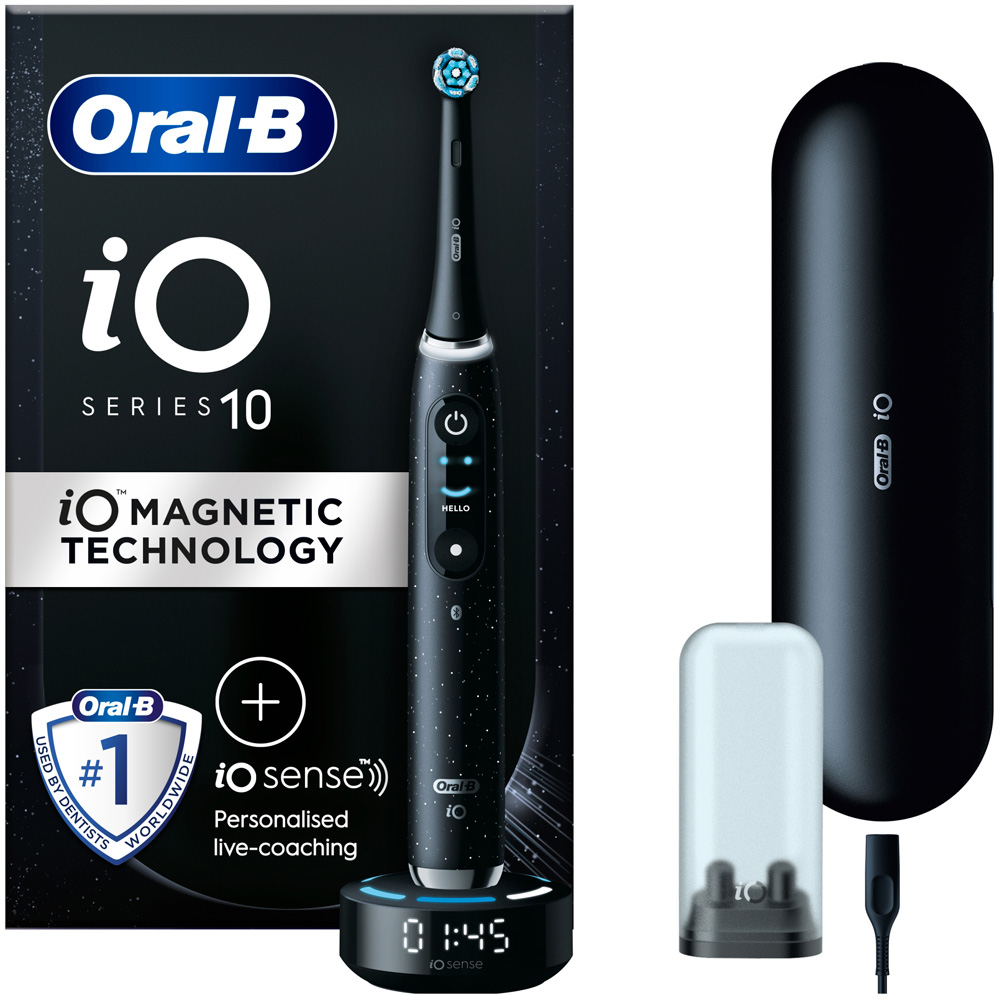 Oral-B iO Series 10 Cosmic Black Rechargeable Toothbrush Image 3