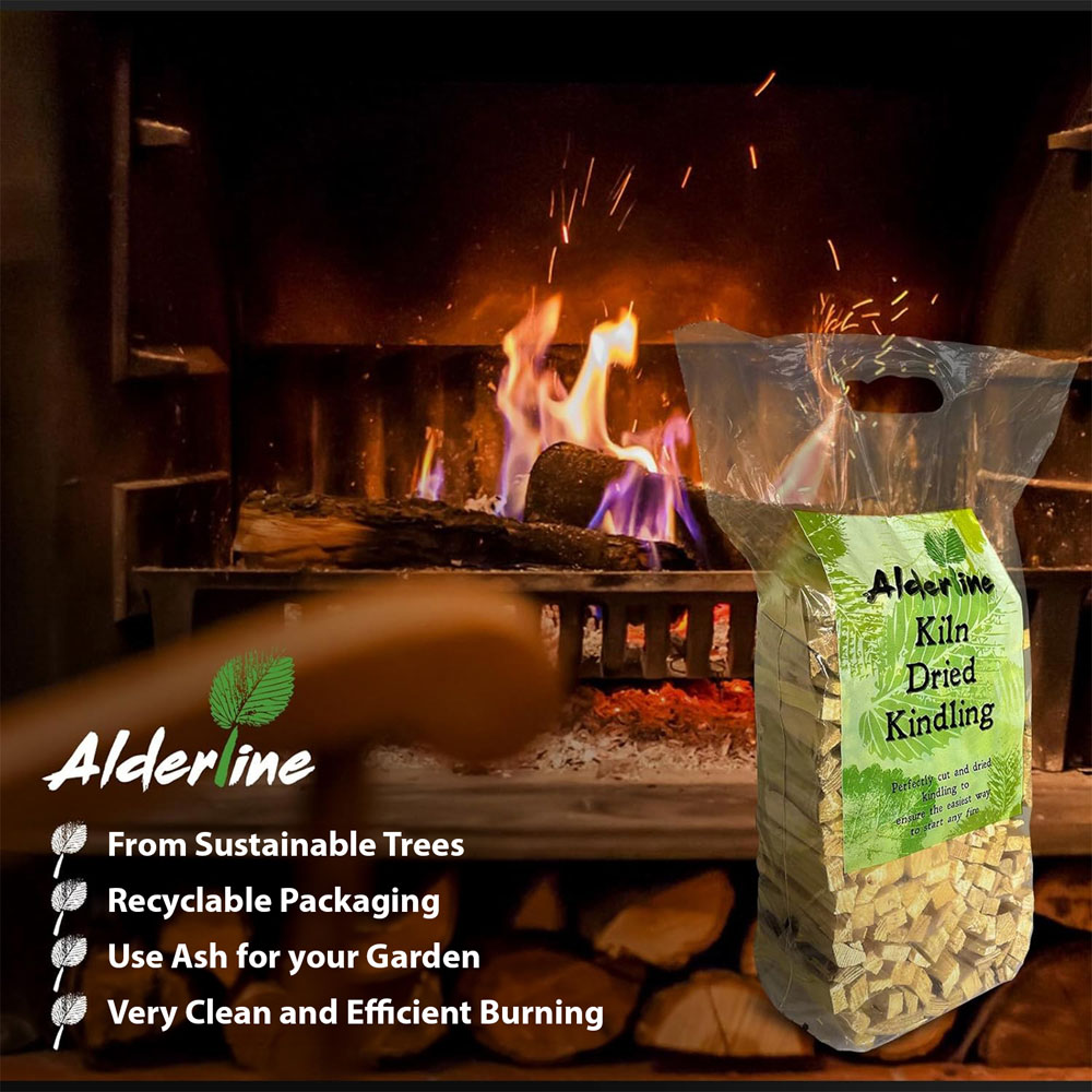RoyalFire Alderline Kiln Dried Pine Kindling Bag 3kg Image 2