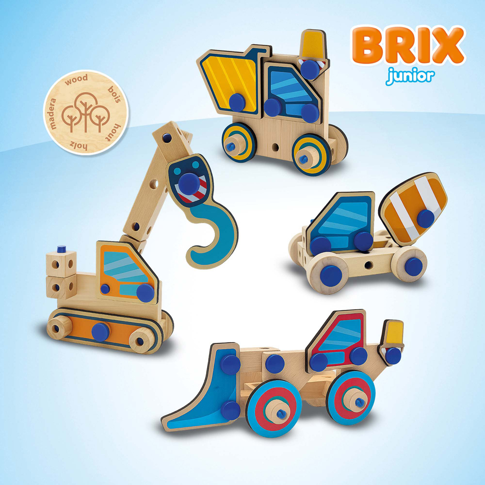 SES Creative Brix Junior Vehicles Building Set Image 5
