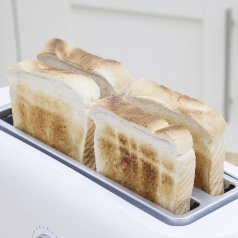 Swan ST10091N White 4 Slice Long Slot Toaster Image 3