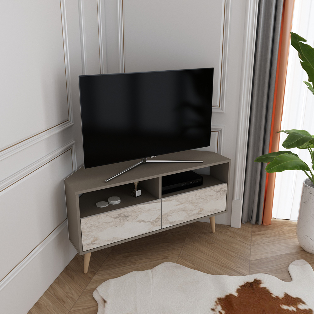 Decorotika Aura 2 Drawer 2 Shelf Galaxy Ephesus TV Unit Image 3