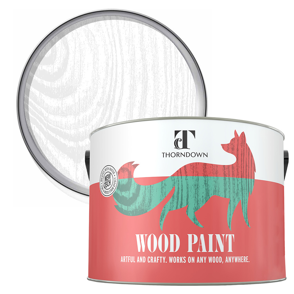 Thorndown Swan White Satin Wood Paint 2.5L Image 1