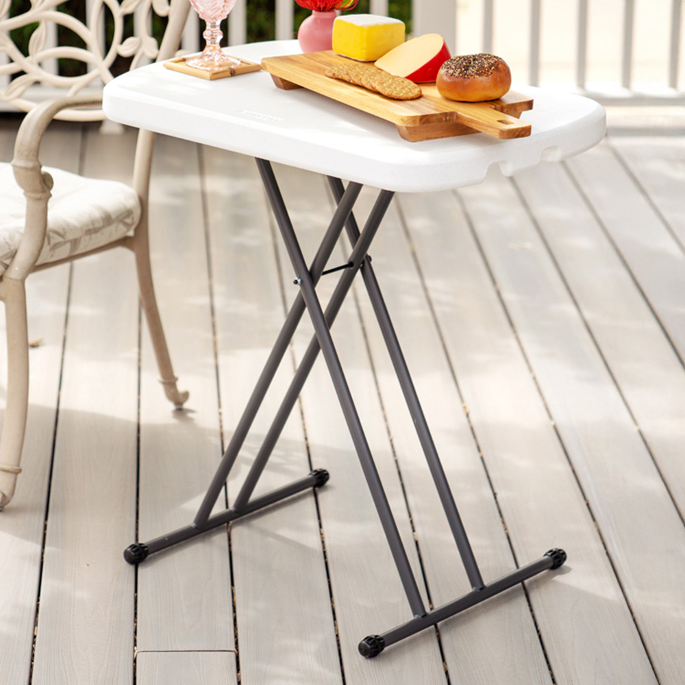 Lifetime Products Foldable Personal Table White Image 1