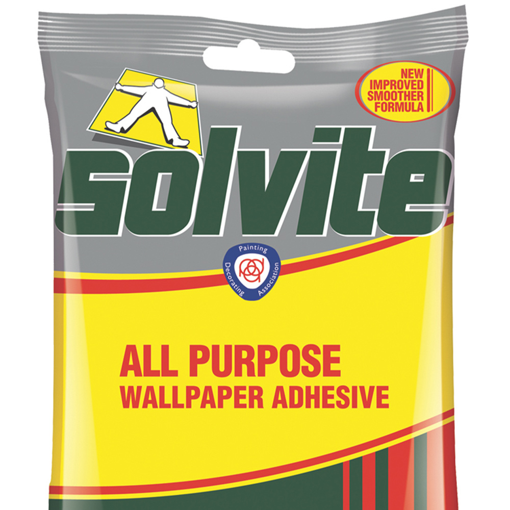 Solvite All Purpose Extra Strong Wallpaper Paste 5 Rolls Image 2