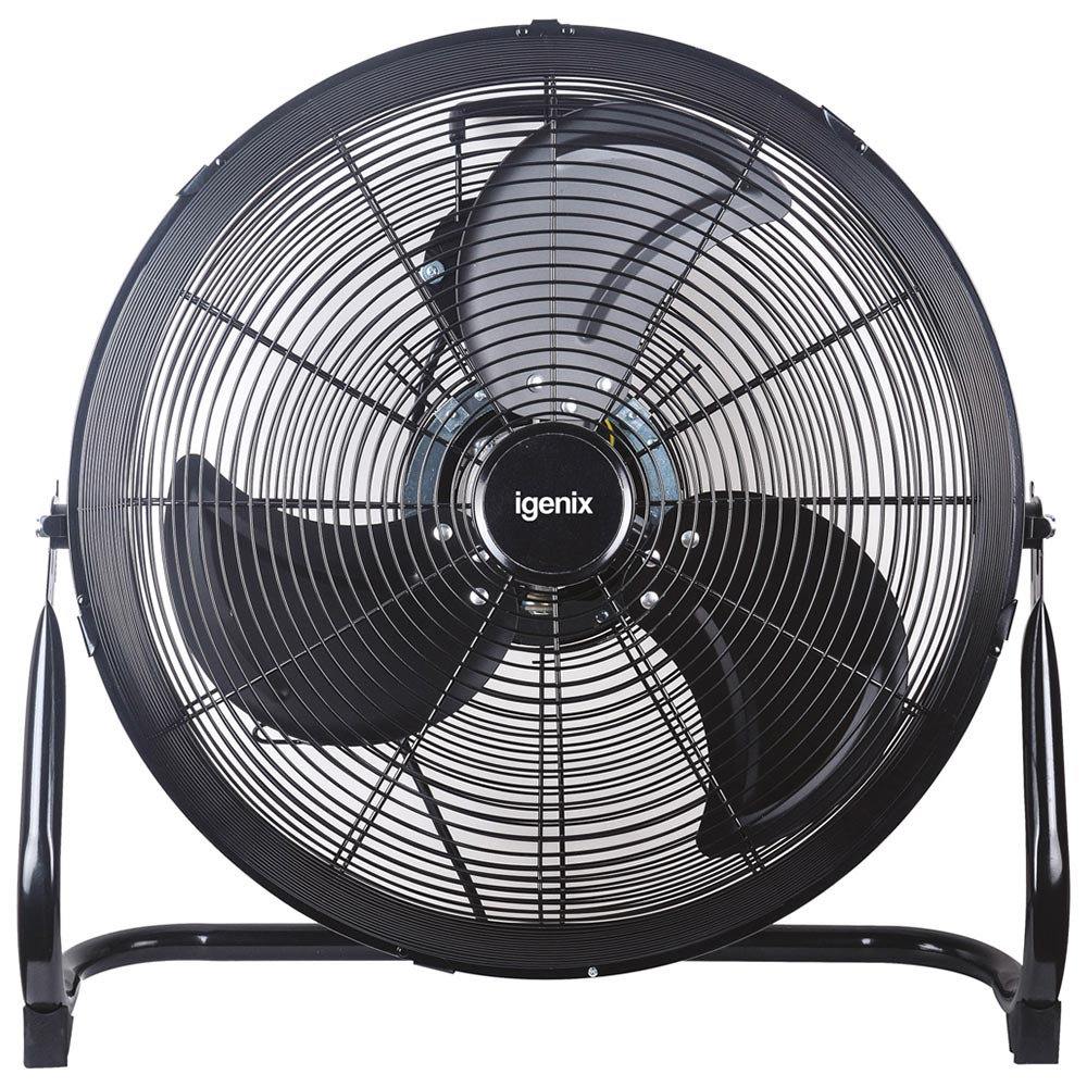 Igenix Black Chrome Air Circulator Fan 18 inch Image 1