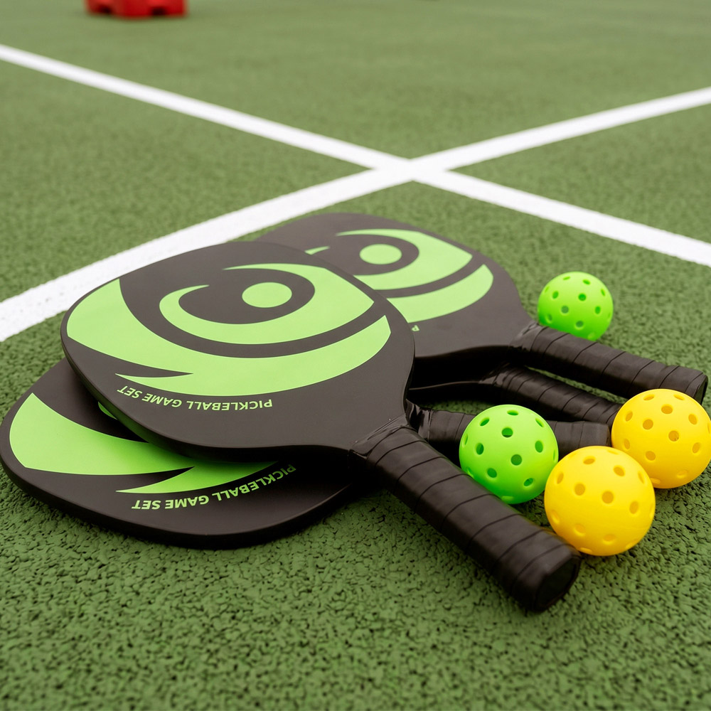 Jack Stonehouse Complete Wooden Pickleball Set Image 2