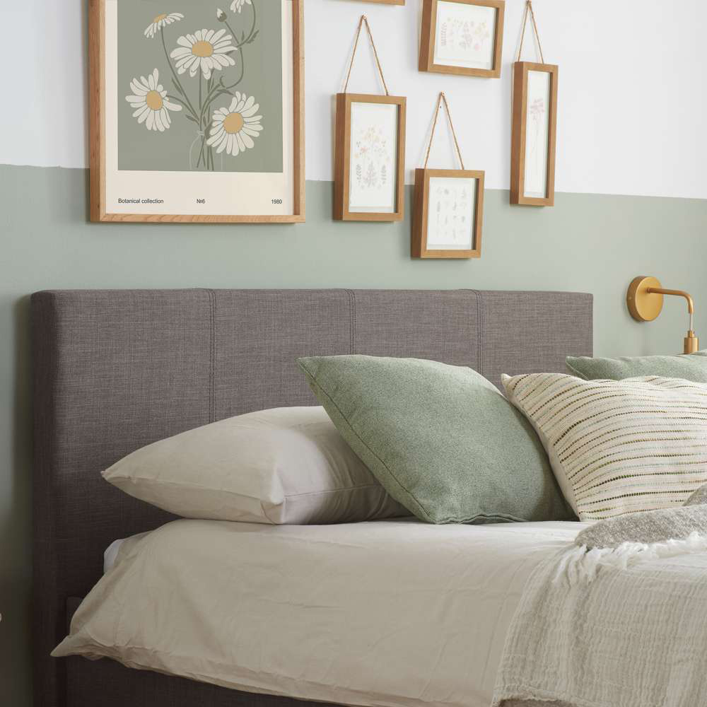 Berlin Double Grey Polyester Ottoman Bed Image 5