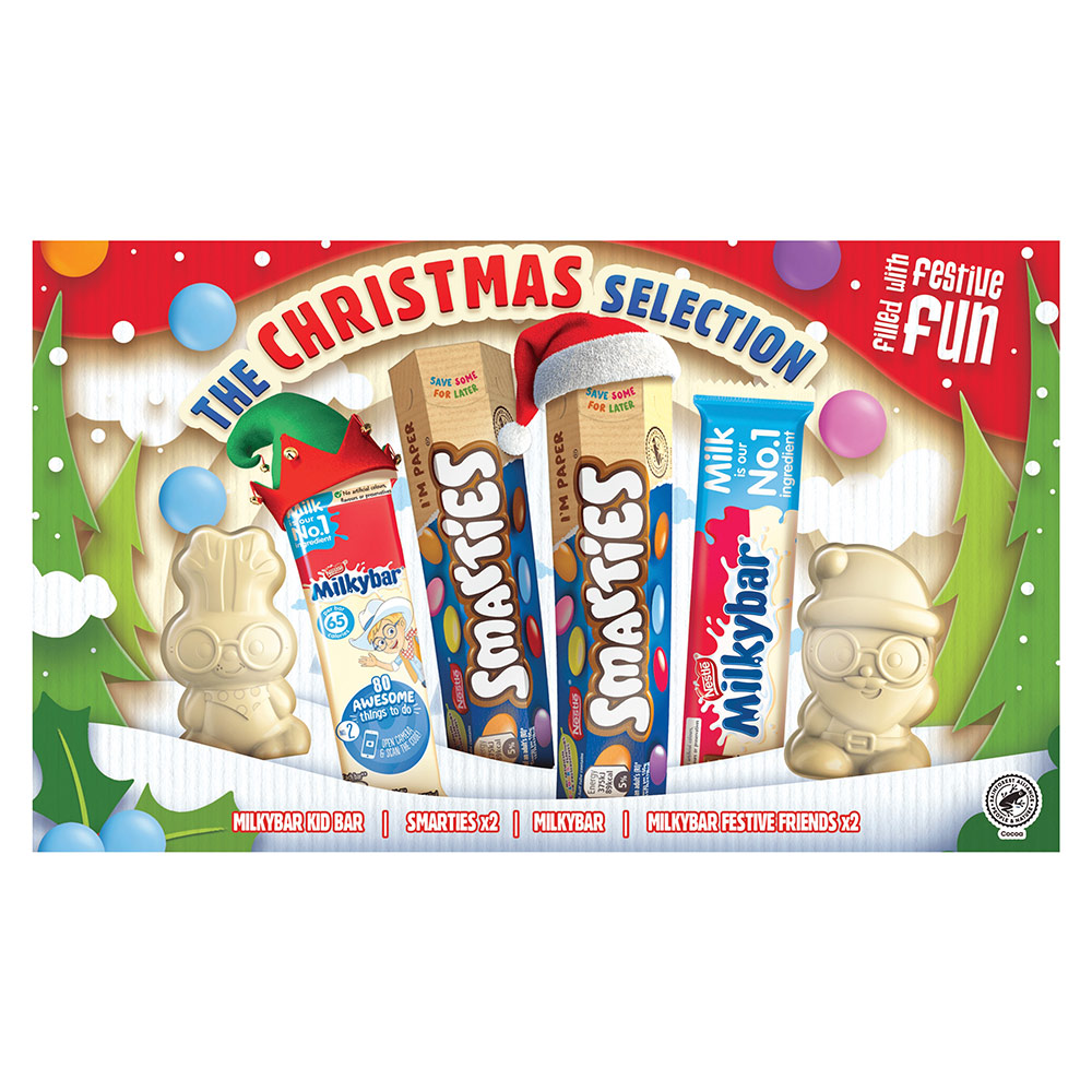 Nestle Medium Christmas Chocolate Selection Box 129g Image 1