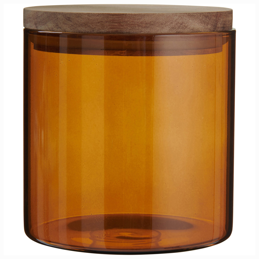Wilko Amber Medium Storage Jar Image 1