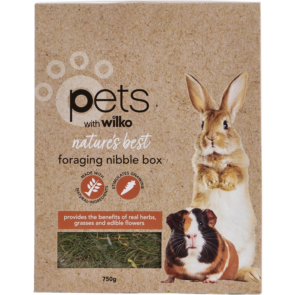 Wilko Small Animal Foraging Nibble Box 750g Image 1