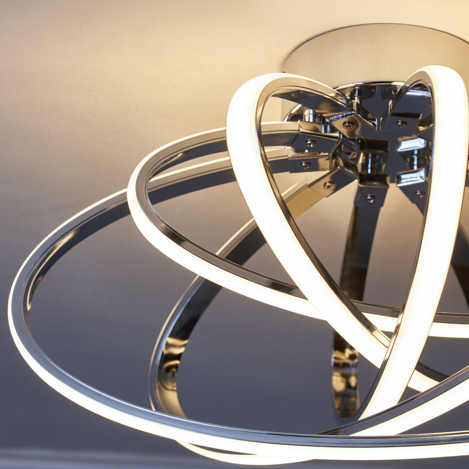 Abstract Atomic LED Flush Ceiling Light Image 3