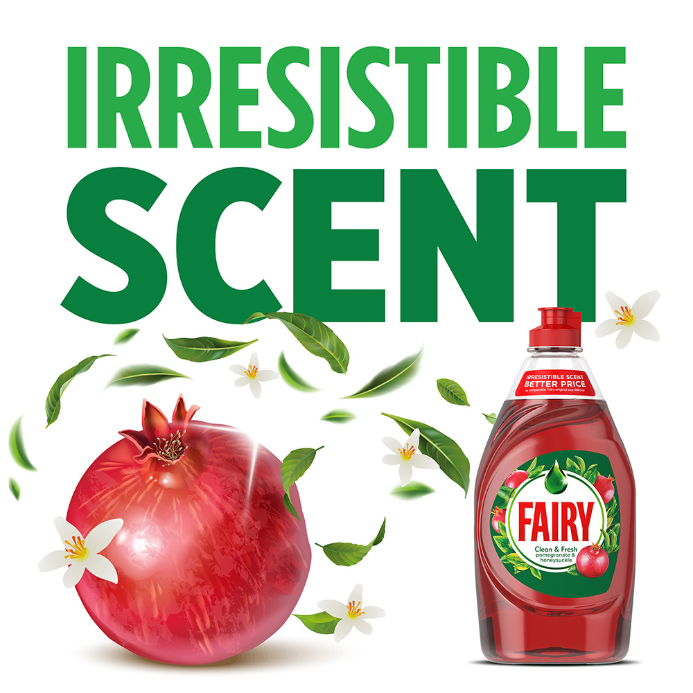 Fairy Pomegranate and Honeysuckle Washing Up Liquid 383ml Image 4