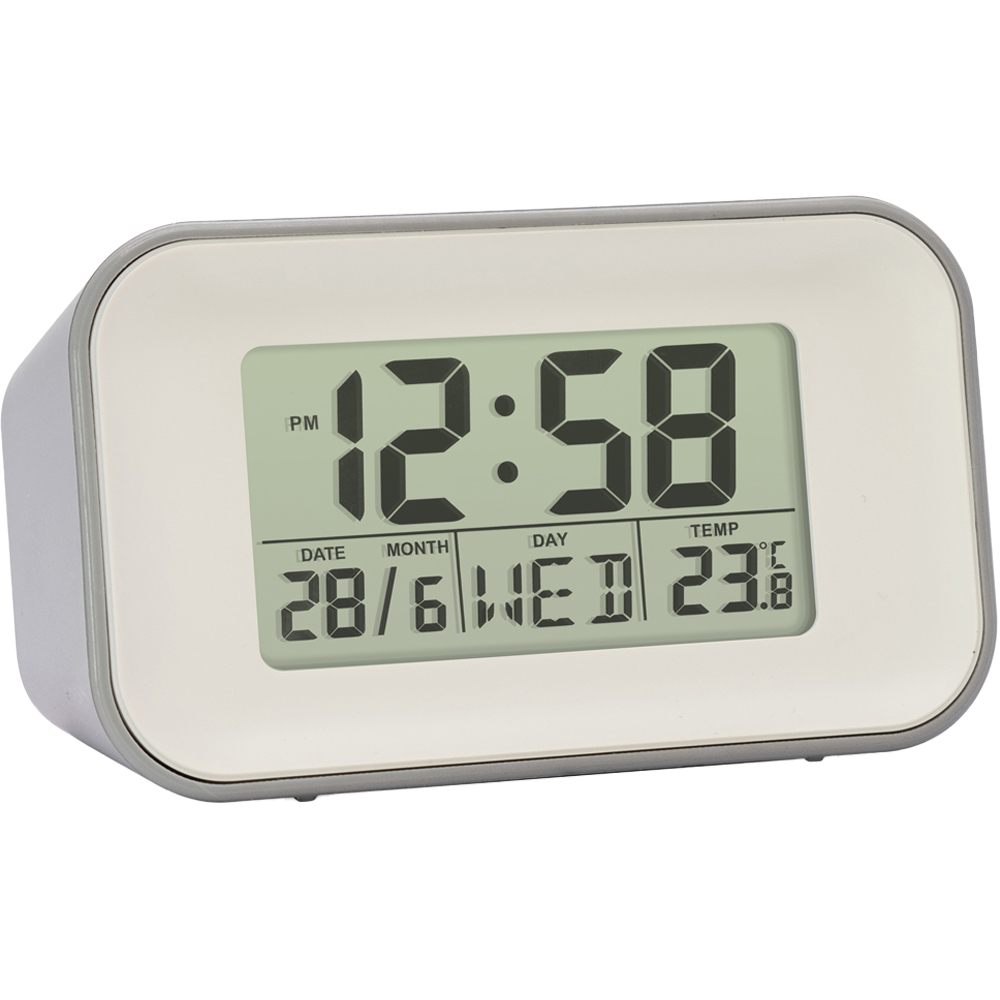 Acctim Alta Owl Grey Reflection Digital Alarm Clock Image 5