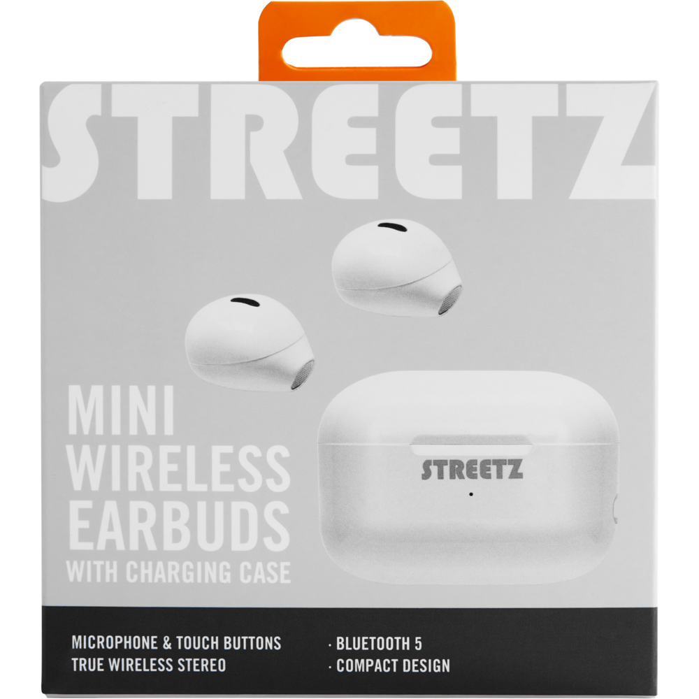 Streetz White True Wireless Earphones Image 9
