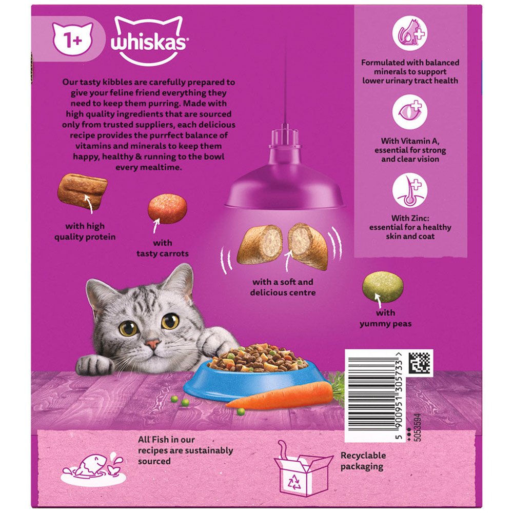 Whiskas Adult Tuna Flavour Dry Cat Food 800g Image 5