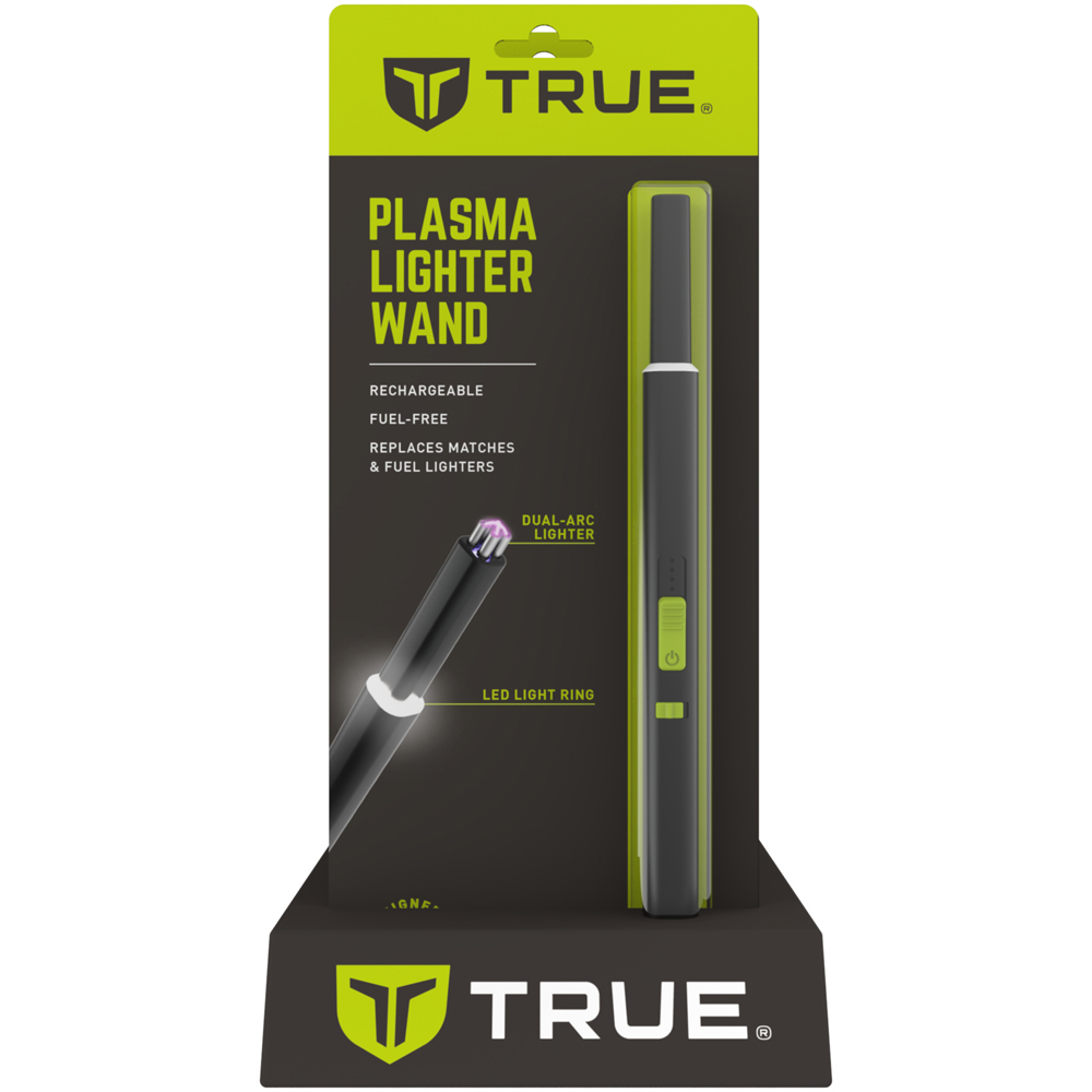 True Utility Flameless Fuel-Free Rechargeable Plasma Arc Lighter Wand with Flexible Neck and LED Image 2