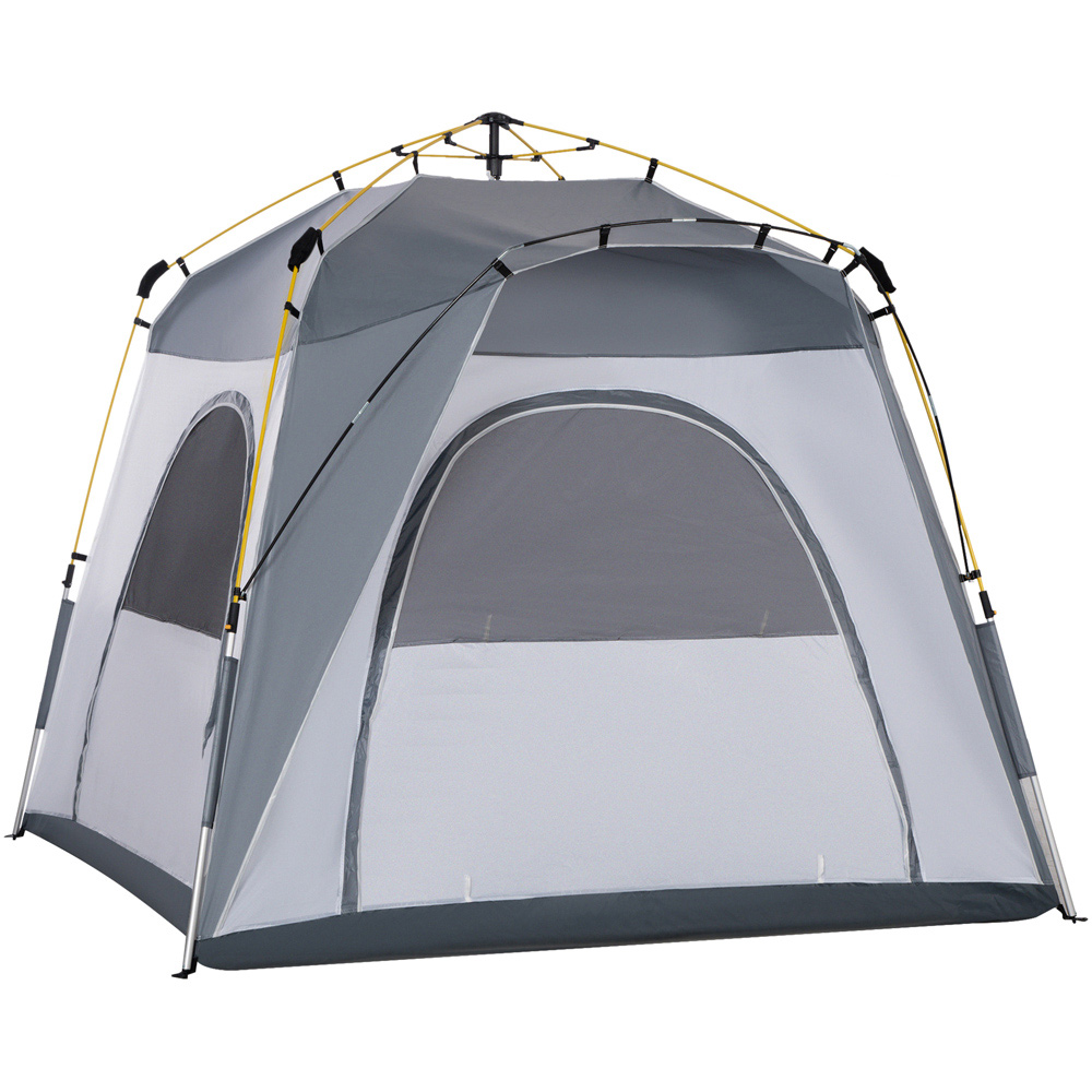 Outsunny 4-Person Automatic Camping Tent Image 1