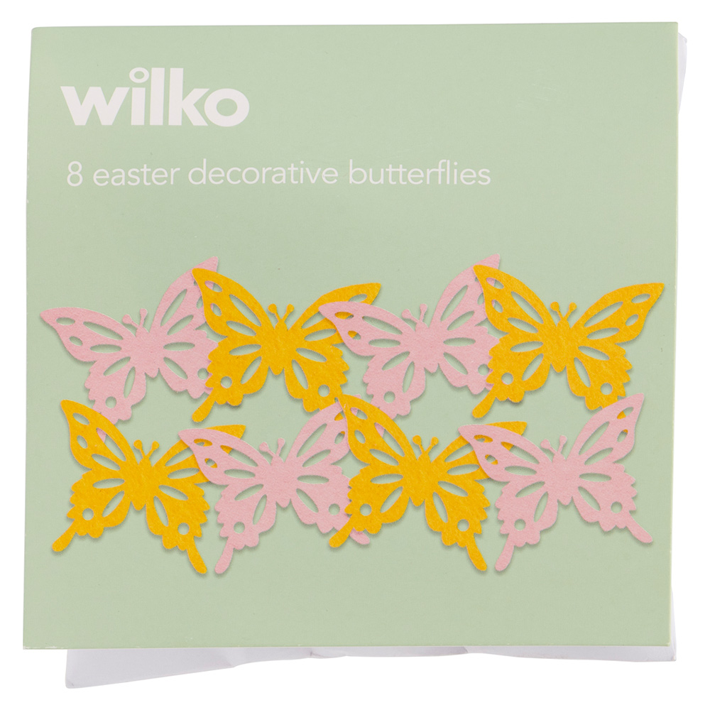Wilko Easter Decorative Butterfly 8 Pack Image 3