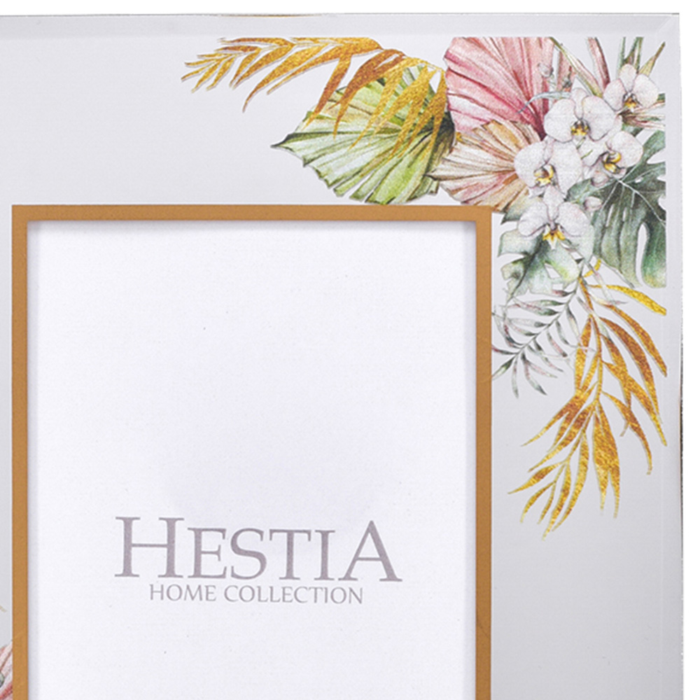 Premier Housewares Hestia Oasis Print Photo Frame 4 x 6 Inch Image 2