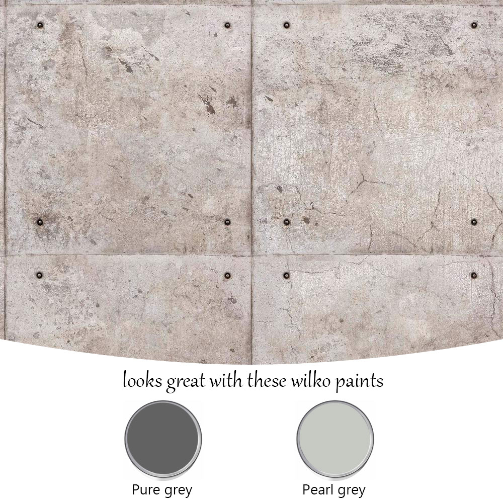 Grandeco Concrete Block 3 Lane Wall Mural Image 5