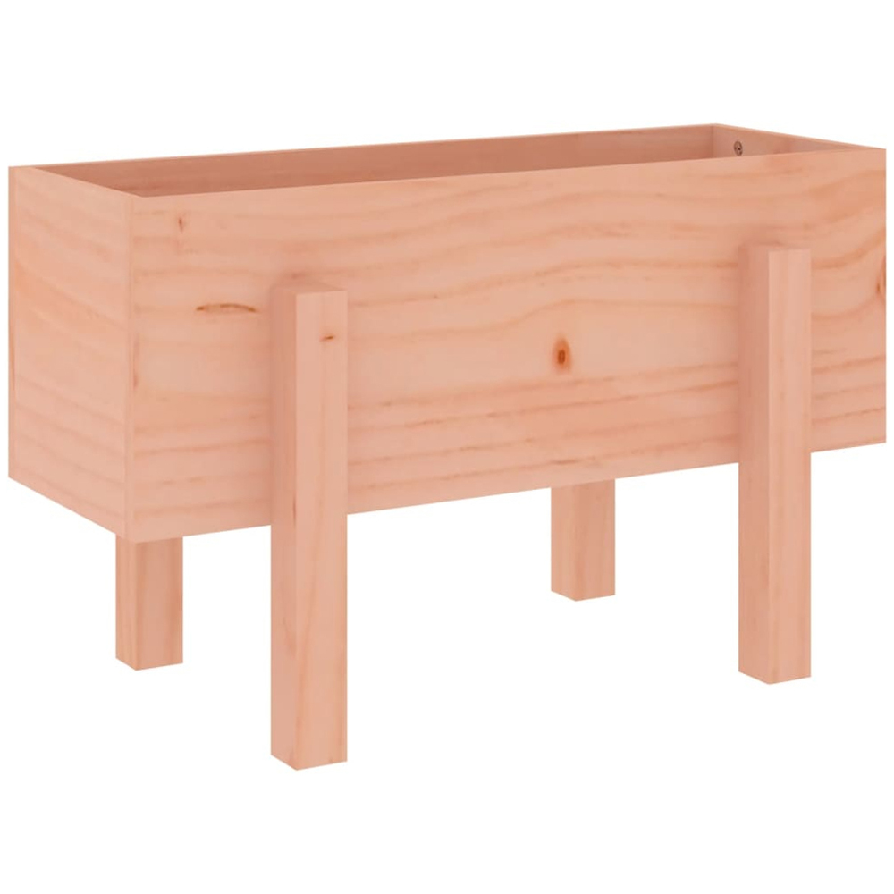 vidaXL Brown Solid Wood Rectangular Raised Garden Planter 62 x 30 x 38cm Image 5