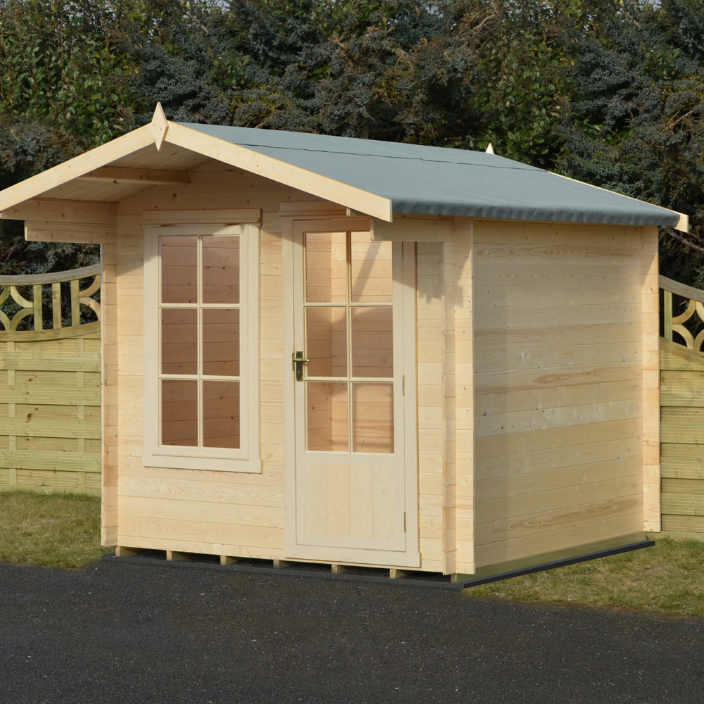 Shire Crinan 8 x 8ft Wooden Log Cabin Shed Image 2