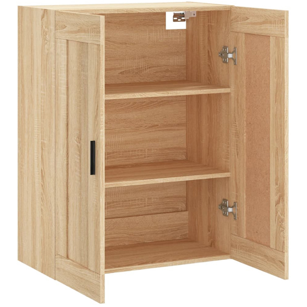 vidaXL 2 Door Sonoma Oak Wall Mounted Large Cabinet Image 7