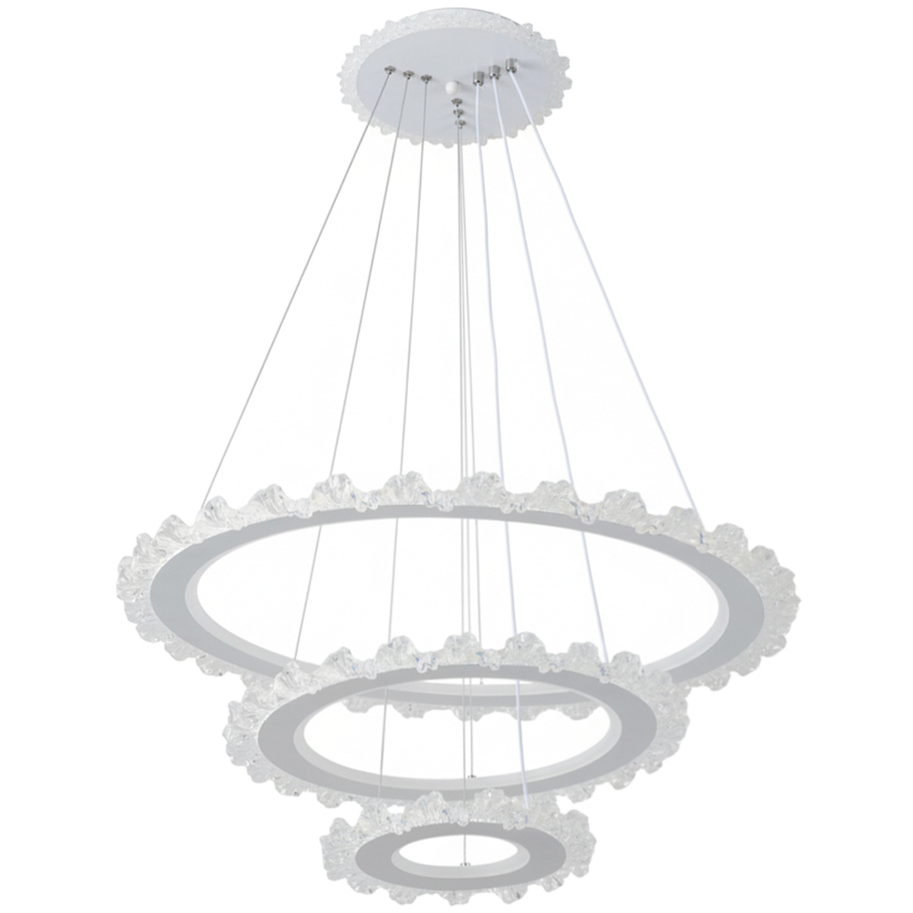 Living and Home Multi-Layer Acrylic LED Pendant Light 60W Image 4