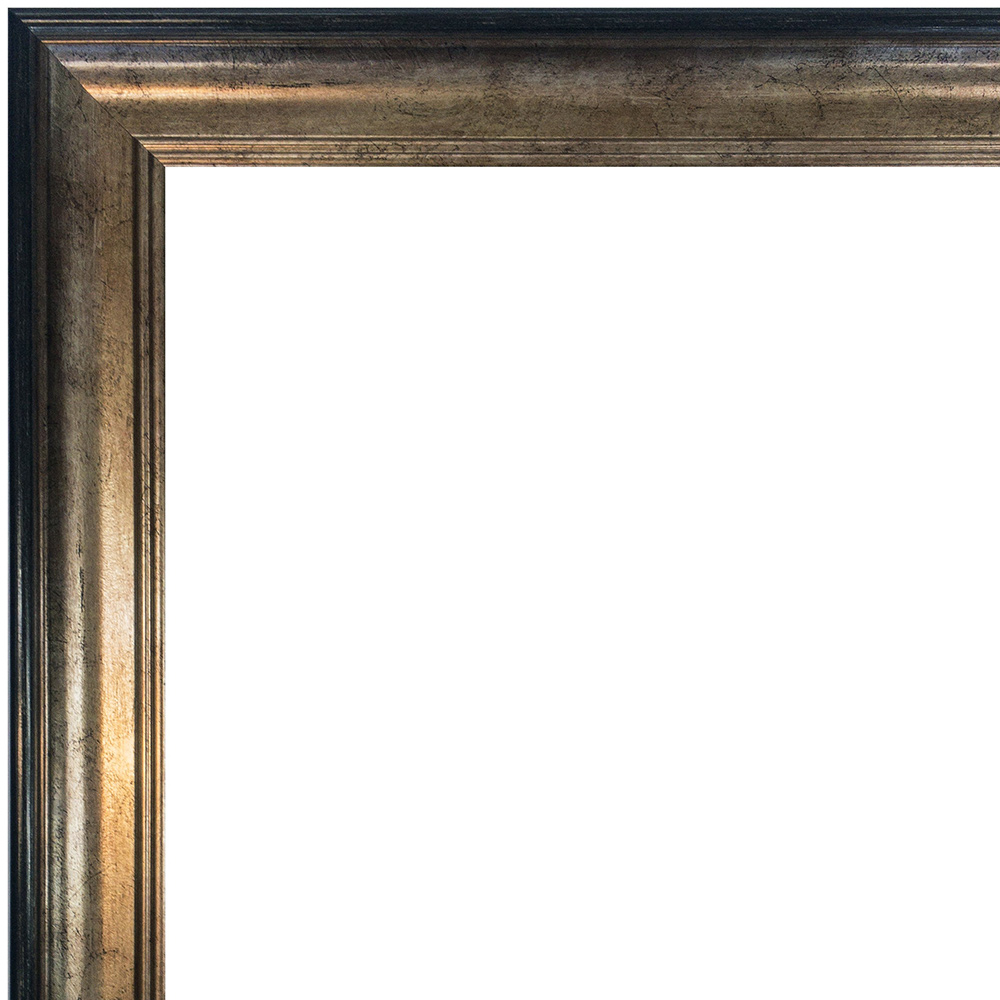 FRAMES BY POST Scandi Black and Gold Photo Frame A4 Image 2