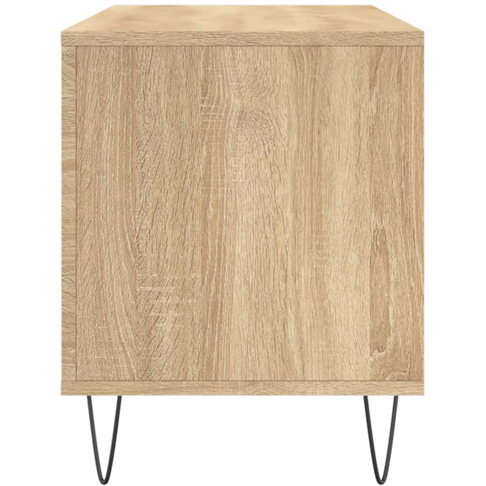 vidaXL 6 Shelf Sonoma Oak Record Cabinet Image 5