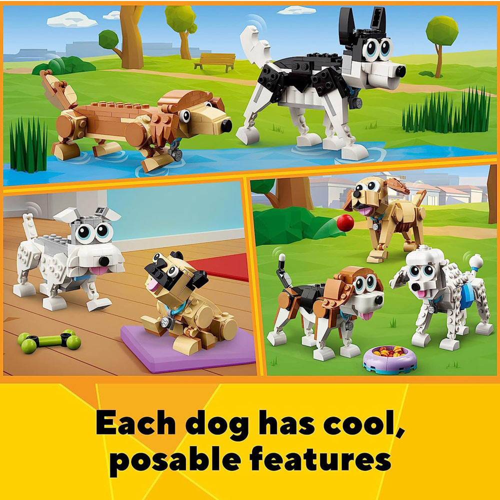 LEGO 31137 Creator 3 in 1 Adorable Dogs Building Toy Set Image 6