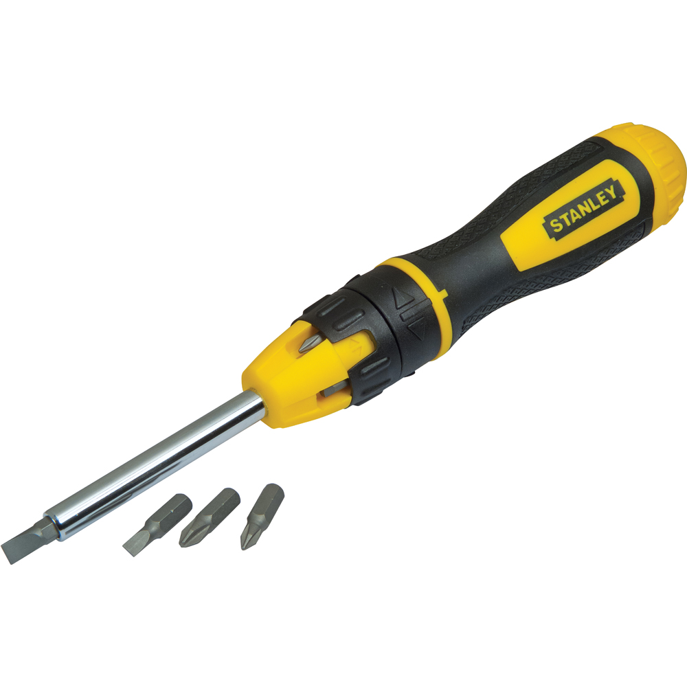 Stanley Multiple Ratchet Screw Driver and Bits Image 3