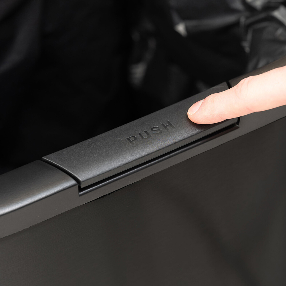 Addis Push Bar Bin - Black Image 6