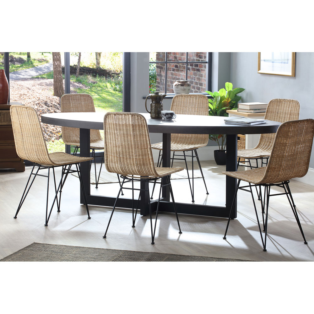 Desser Porto Natural Wicker Dining Chair Image 5