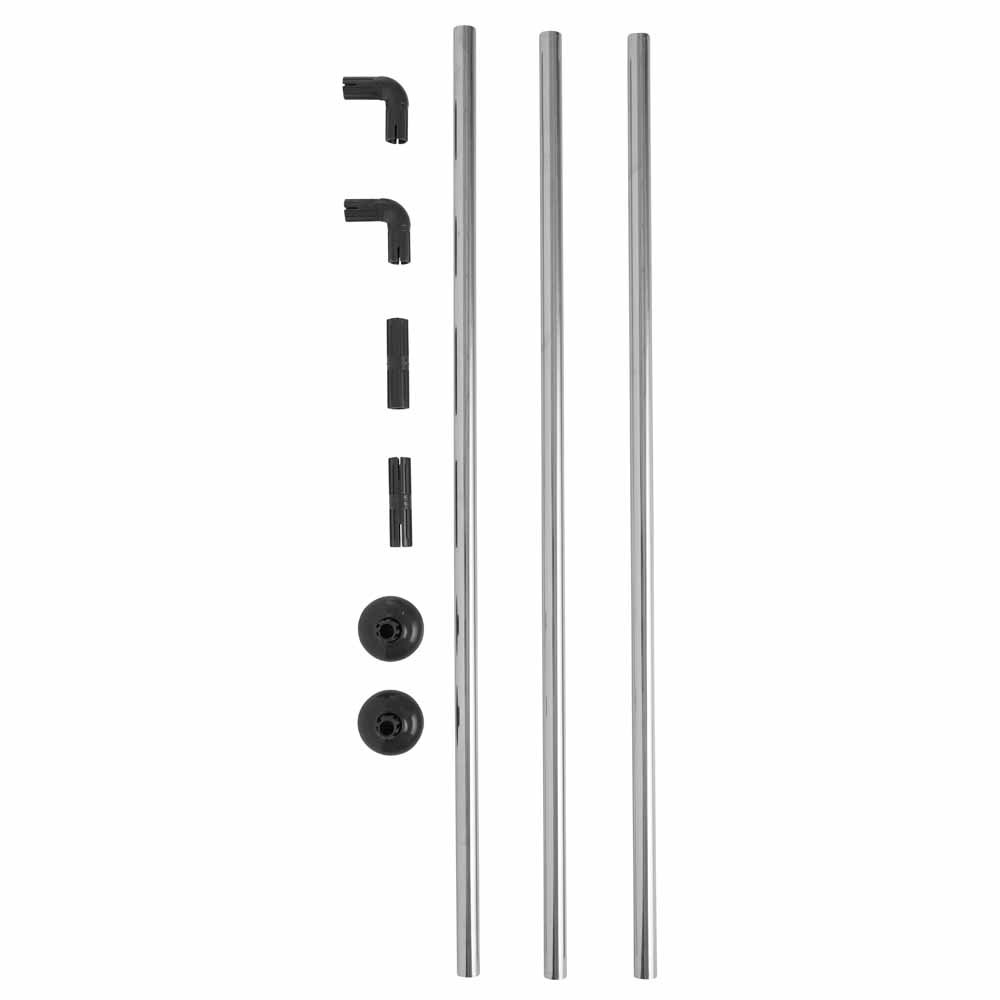 Wilko Stainless Steel Curtain Rail System Image 2