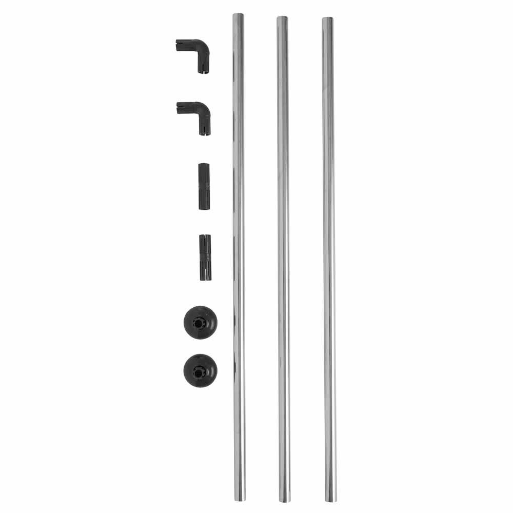 Wilko Stainless Steel Curtain Rail System Wilko