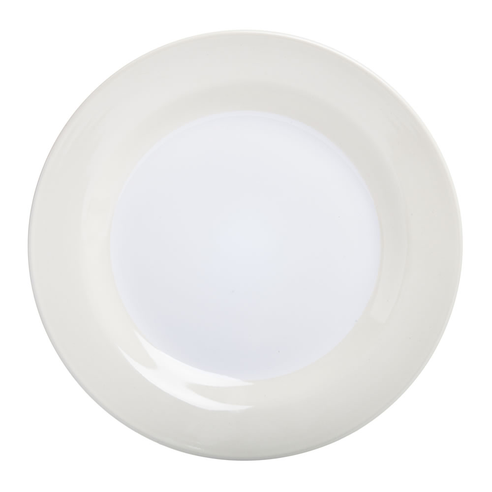 Wilko Colour Play Cream Dinner Plate Image 1