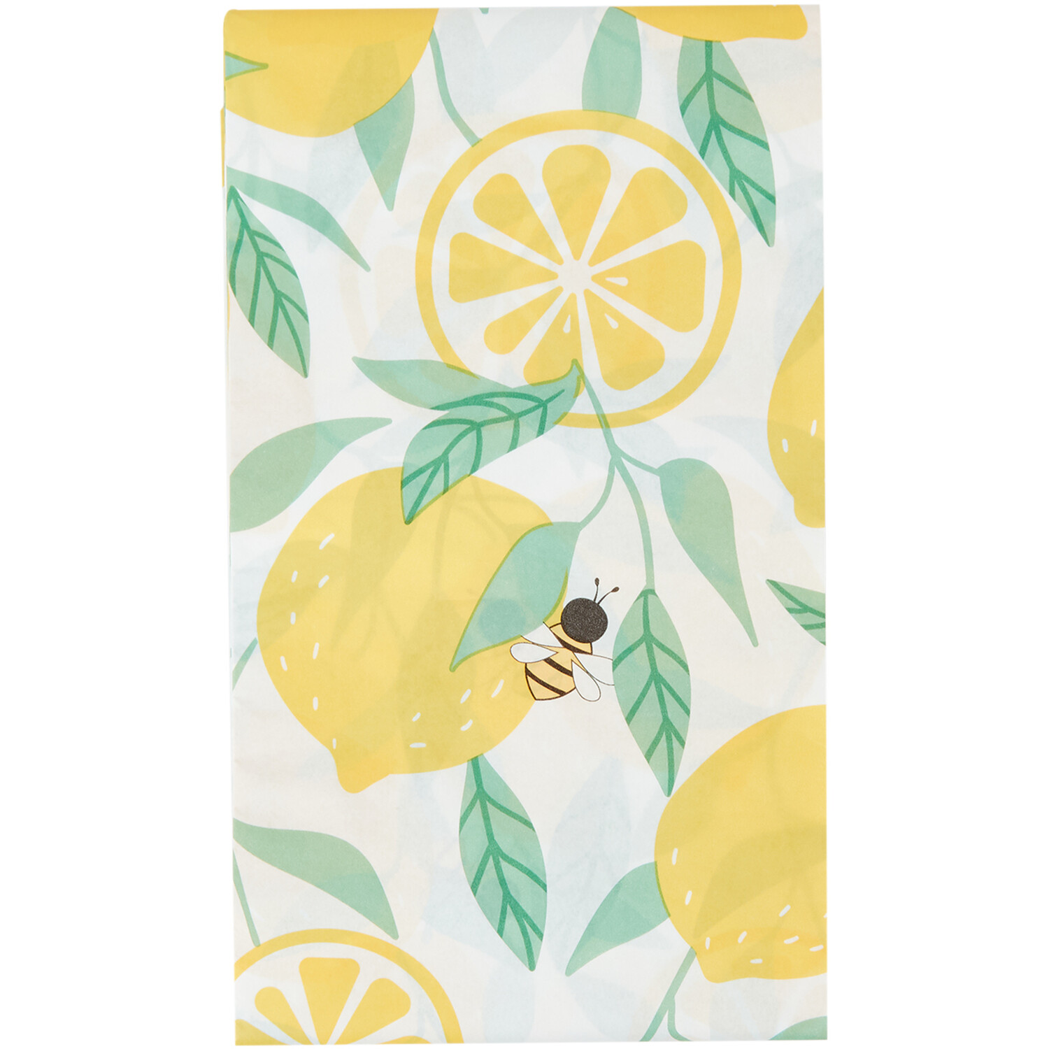 Lemon Paper Table Cover - Yellow Image 2