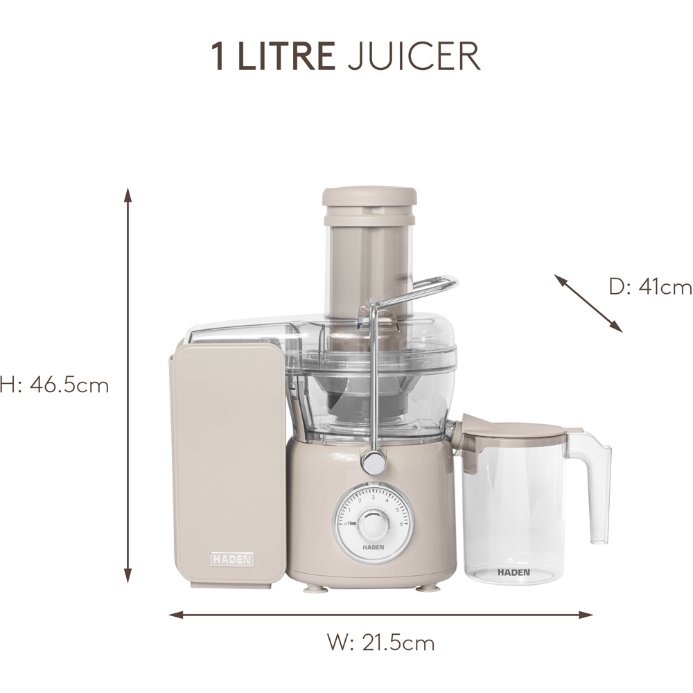 Haden 215369 Putty 6 Speed 1L Juicer 800W Image 9