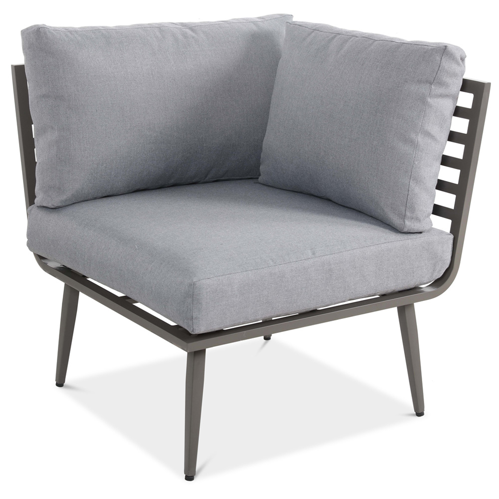 Royalcraft Mayfair 120 8 Seater Aluminium Corner Lounge Set with Fire Pit Image 10