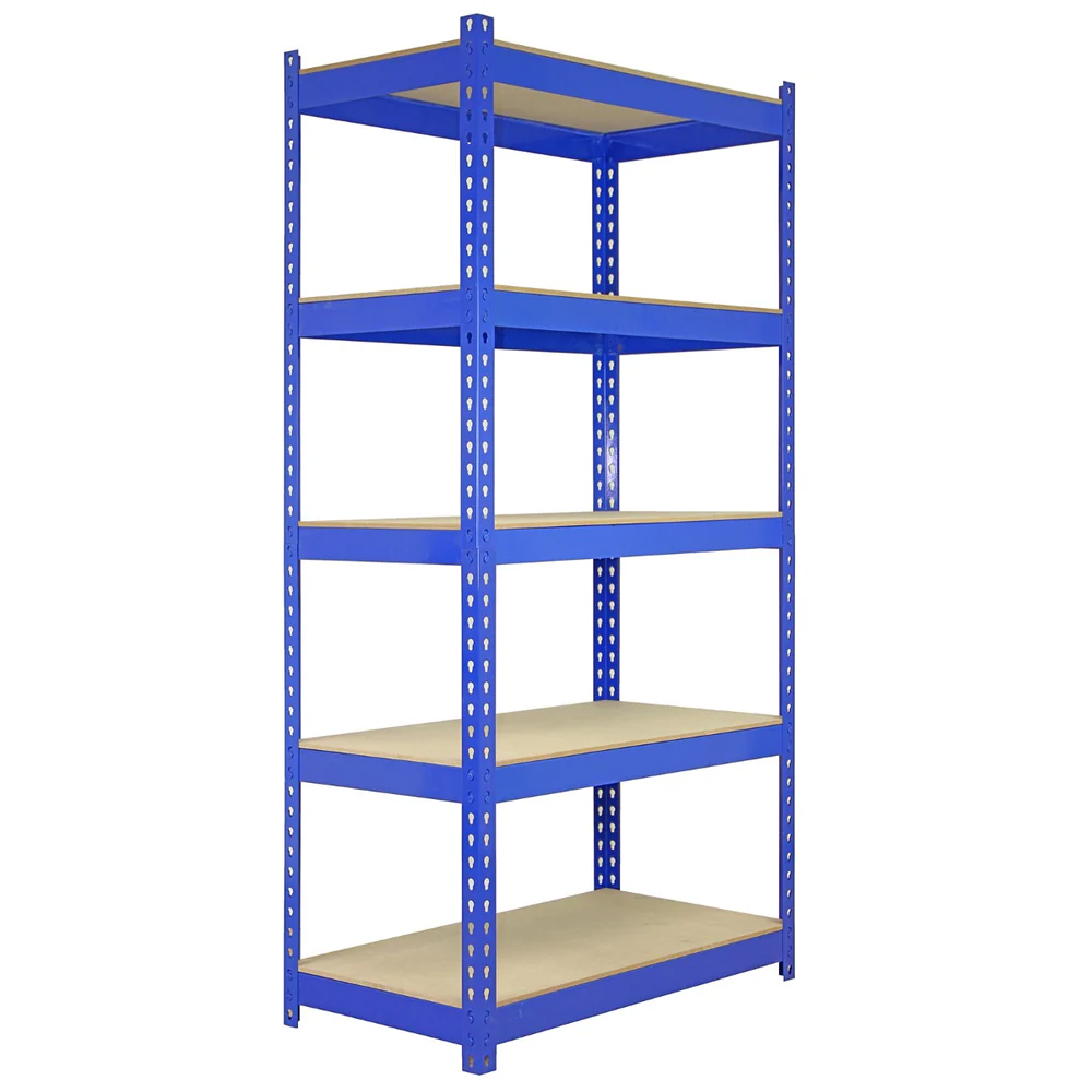 Monster Shop Q-Rax Blue Metal Racking Units 180 x 90 x 50cm 5 Pack Image 3