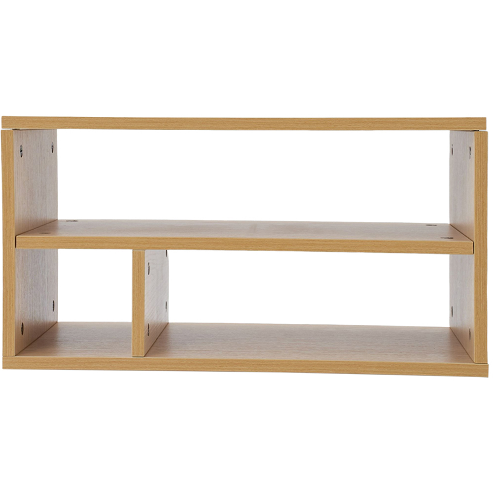 Living and Home 3 Shelf Natural Desktop Printer Stand Image 6