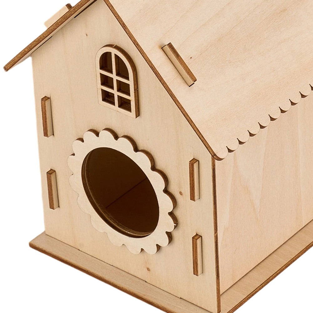 H&O Direct Kids DIY Wooden Birdhouse Art and Craft Kit 2 Pack Image 4