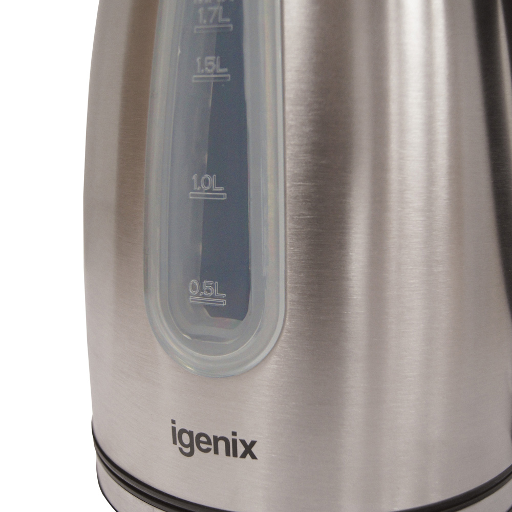 Igenix IG7251 Silver Cordless Kettle 3000W 1.7L Image 8