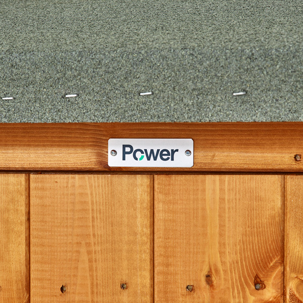 Power Sheds 20 x 4ft Pent Wooden Shed with Window Image 3